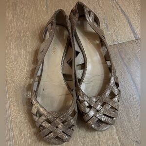 Jonak Paris gold sandals flats 36